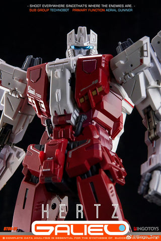 【Pre-Order】Bingo Toys BingoToys BT08-01 BT-0801 BT0801 Hertz Galileo Combiner (IDW Strafe / Technobots Computron) 25cm / 9.8"