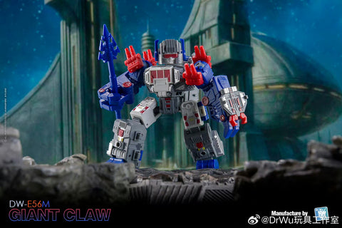 【Pre-Order】Dr.Wu & Mechanic Studio Extreme Warfare DWE56M DW-E56M Giant Claw ( Scorponok / Black Zarak ) Blue / Shattered Glass Version Dr Wu 10cm / 4"
