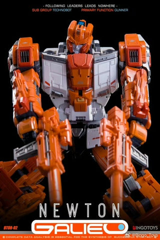 【Pre-Order】Bingo Toys BingoToys BT08-02 BT-0802 BT0802 BT08-02 Newton Galileo Combiner (IDW Afterburner Technobots Computron) 25cm / 9.8"