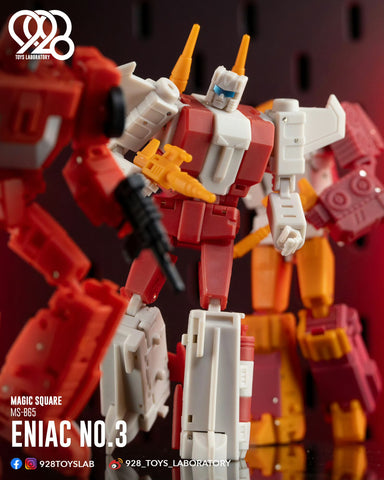 【Pre-Order】Magic Square MS-Toys MS-B65 MSB65 Eniac No.3 (G1 Strafe / Technobots / Computron) 10cm / 4"