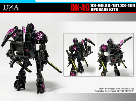 DNA Design DK-49 DK49 Upgrade Kits for Studio Series SS-99 Battletrap, SS-101 Scourge & SS-104 Nightbird