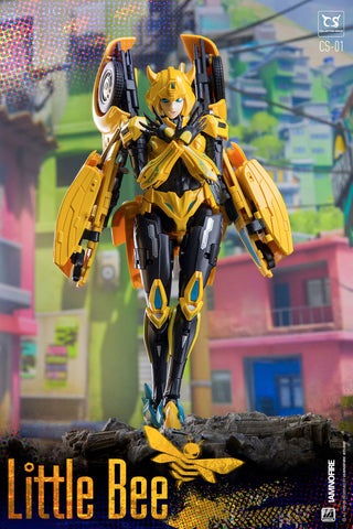 Collection Space CS-01 CS01 Transformable Bishoujo Little Bee (Bumblebee Mecha Girl) 17.5cm / 6.9"