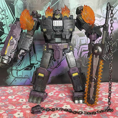 ZX Studio ZX-20 ZX20 Upgrade Kit / Weapon Set (Saw Blade)  for Age of the Primes AoP Megatronus The Fallen Upgrade Kit