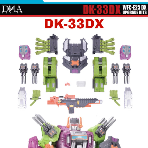 DNA Design DK-33DX DK33DX for WFC-E25 DX (Earthrise Titan Scorponok) Upgrade Kits