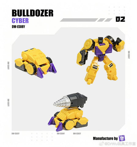 【Pre-Order】Dr.Wu DW-ES03Y / ES04Y / ES05Y / ES06Y / ES07Y / ES08Y Extreme Squad Assembly Cyber (IDW Civil War Devastator) Whole Combiner 6 in 1 pack