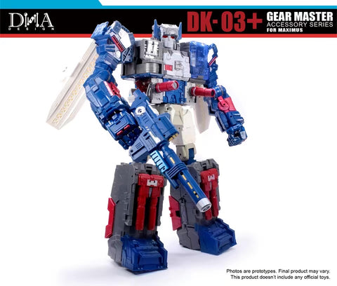 DNA Design DK-03+ DK03+ Gear Master Rifle for Titans Return Fortress Maximus Upgrade Kits Metallic Version