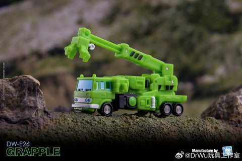 Dr.Wu & Mechanic Studio Extreme Warfare 4 Sets DW-E25 Crane Hook / E26 Black Mirror / E27 Microscope / E28 Grapple Hook (Grapple / Magnificus / Perceptor / Hauler) fit to Earthrise Titan Class 2 in 1 set 4.5cm