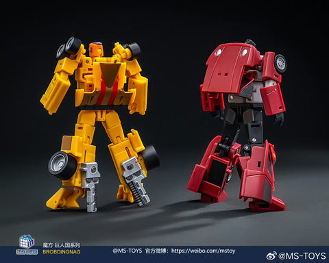 【Incoming】Magic Square MS-Toys MS-B12/ MS-B13 Pillage & Contain ( Dragstrip & Dead End, Menasor ) 2 in 1 set 10cm / 4"