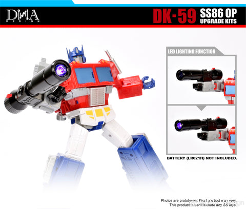 DNA Design DK-59 DK59 Upgrade Kits for Studio Series 86 SS86 Optimus Prime