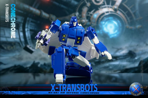 XTransbots MX-68J MX68J MX-LXVIII J Conechrome & Firehole (Slugslinger & Caliburst) X-Transbot 22cm / 8.7"