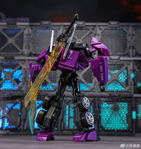 【Pre-Order】APC Toys APC-001SG APC001SG 2.0 Version Attack Prime Mirror Evil ( 1:1 TFP Optimus Prime Voyage Class ) Purple / Shattered Glass Version 17cm / 6.7"