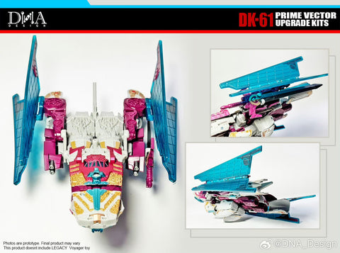 DNA Design DK-61 DK61 Upgrade Kits for Legacy United Cybertron Universe Prime Vector