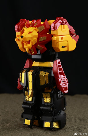 4th Party No Brand NB TV01  TV-01 Deformation Lion (Razorclaw, Predaking Combiner) 13.5cm / 5.3"