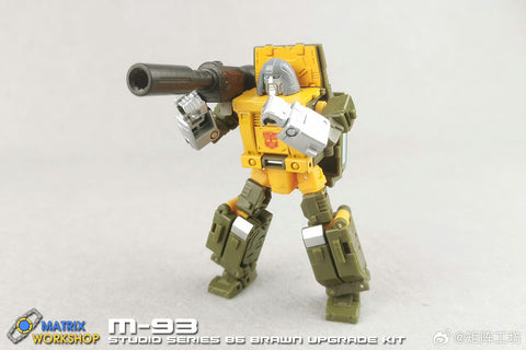 Matrix Workshop M93 M-93 Weapon set (Guns / Sword) for Studio Series 86 SS86 Brawn Upgrade Kit