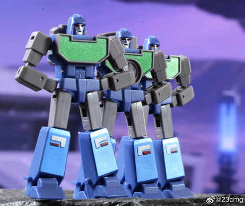 Galaxy Toys Mini09 Mini-09 Law Enforcement Team (Reflector Team) 3-pack 6cm / 2.4"