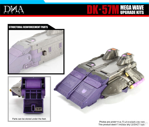 DNA Design DK-57M DK57M Upgrade Kits for Legacy United Armada Universe Megatron / Mega Wave