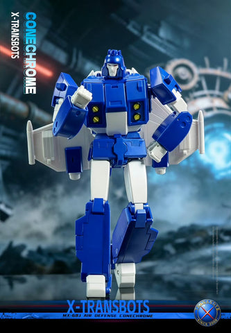 XTransbots MX-68J MX68J MX-LXVIII J Conechrome & Firehole (Slugslinger & Caliburst) X-Transbot 22cm / 8.7"