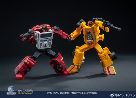 【Incoming】Magic Square MS-Toys MS-B12/ MS-B13 Pillage & Contain ( Dragstrip & Dead End, Menasor ) 2 in 1 set 10cm / 4"