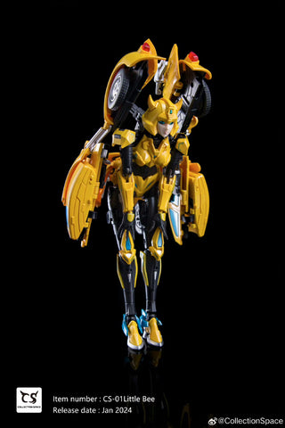【Pre-Order】Collection Space CS-01 CS01 Transformable Bishoujo Little Bee (Bumblebee Mecha Girl) 17.5cm / 6.9"