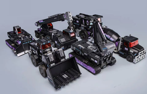 Mecha Invasion GLA01-07B Construct Titan (Constructors Devastator) Combiner (6 in 1 set)