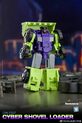 【Pre-Order】Dr.Wu DW-ES07 / ES08 Cyber Shovel Loader / Bulldozer ( Scrapper / Bonecrusher) Devastator Combiner 2 in 1 Set