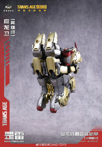 【Pre-Order】Cang Toys Cang-Toys TA-HYL004 TAHYL004 Brontosolid (Sludge, Volcanicus) Dinobot Combiner Hero Class 18cm / 7"