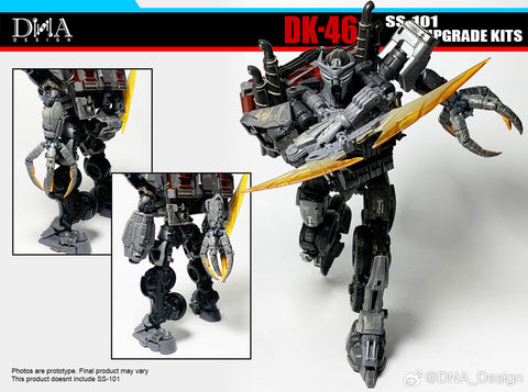 DNA Design DK-46 DK46 Upgrade Kits for Studio Series SS101 SS-101 Scourge (RotB Rise of the Beast Movie)