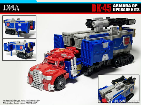 DNA Design DK-45 DK45 Upgrade Kits for Legacy Evolution Armada Universe Optimus Prime