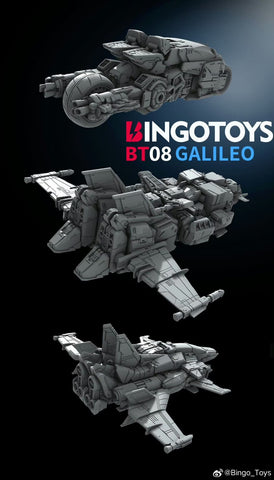 【Pre-Order】Bingo Toys BingoToys BT08-02 BT-0802 BT0802 Newton Galileo Combiner (IDW Afterburner Technobots Computron) 25cm / 9.8"