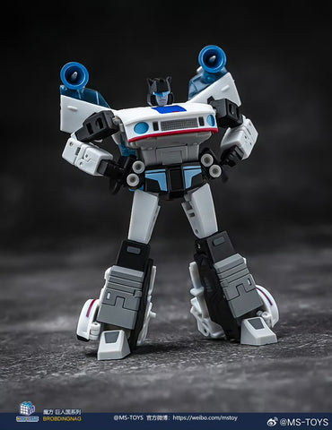 Magic Square MS-Toys MS-B35 MSB35 Blues (Jazz Legends Class) 2025 Version (Transparent Window / Modified Chest) 9cm / 3.5"