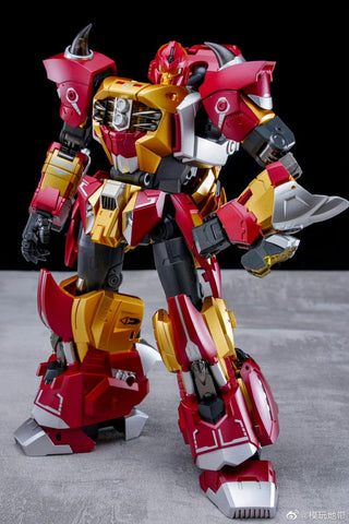 Cang Toys Cang-Toys CT-Chiyou-06 CT06 Hungerhino (Headstrong, Feral Rex) Predaking Combiner 23cm / 9"