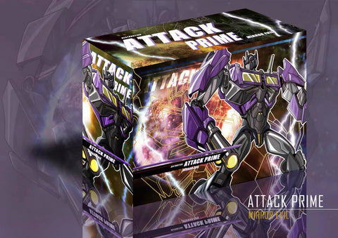 【Pre-Order】APC Toys APC-001SG APC001SG 2.0 Version Attack Prime Mirror Evil ( 1:1 TFP Optimus Prime Voyage Class ) Purple / Shattered Glass Version 17cm / 6.7"