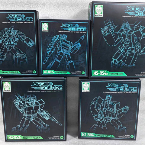 Magic Square MS-Toys MS-B51R / 52R / 53R / 54R / 55R Bruticus Combiner G1 Reissue Version 25cm / 9.85"