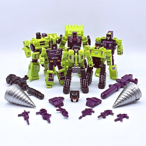 【Loose Pack】4th Party Xingjiang ST10 ST-10 6 in 1 Set KO DX9 Hulkie ( Devastator Combiner ) 29cm / 11.5"