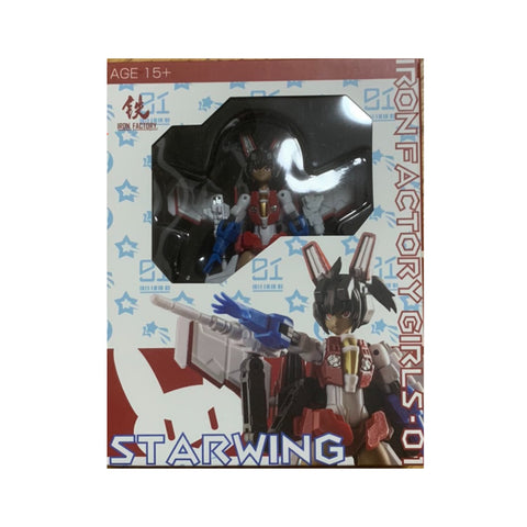 Iron Factory IF G-01 IFG01 Girls 01 Starwing Starscream Animed Figure（Mecha Girl Starscream) Non Transformable