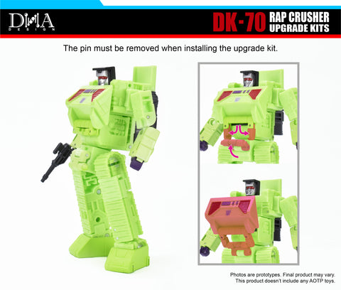 【Pre-Order】DNA Design DK-70 DK70 Upgrade Kits for Studio Series 86 SS86 Devastator Bonecrusher & Scrapper