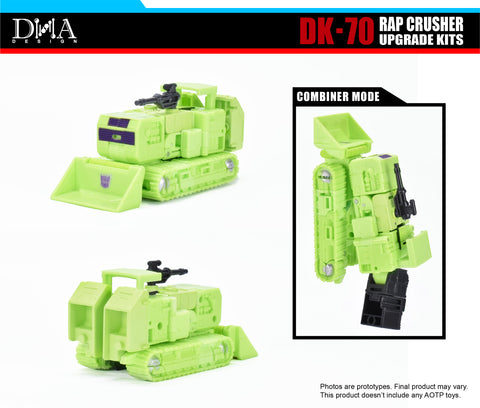 【Pre-Order】DNA Design DK-70 DK70 Upgrade Kits for Studio Series 86 SS86 Devastator Bonecrusher & Scrapper