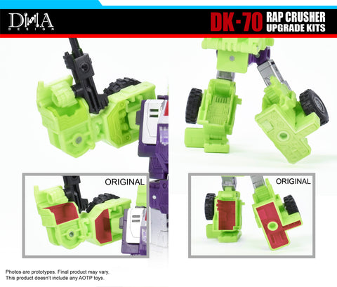 【Pre-Order】DNA Design DK-70 DK70 Upgrade Kits for Studio Series 86 SS86 Devastator Bonecrusher & Scrapper