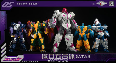 TFC Toys S-05 S05 Jakiro of Satan Combiner ( Hun-Grrr of Abominus)