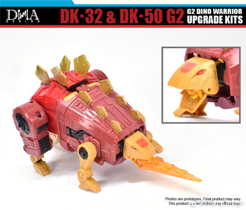 DNA Design DK-32 & DK-50 DK32&DK50 for G2 Dino Warrior (G2 Slag & Snarl) Upgrade Kits