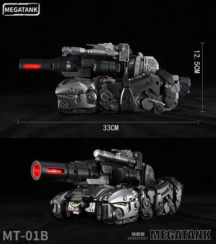 Megatank MT01B MT-01B Monocrat ( Megatron) Original Painting Version 34cm / 13.4"