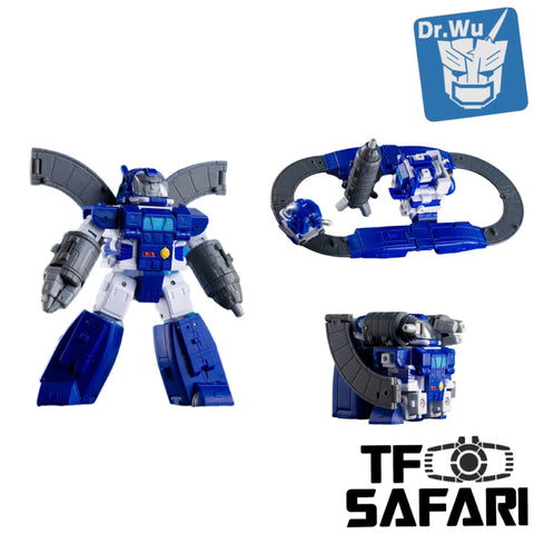 【Pre-Order】Dr.Wu DW-E58B DWE58B Rocket Giant (G1 Omega Supreme / Guardian Robot) Blue Version 9.5cm / 3.8"