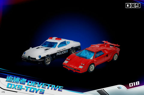 【Pre-Order】DX9 Toys D18 D-18 Devetive (Prowl G1 MP 2.0) 18cm / 7"