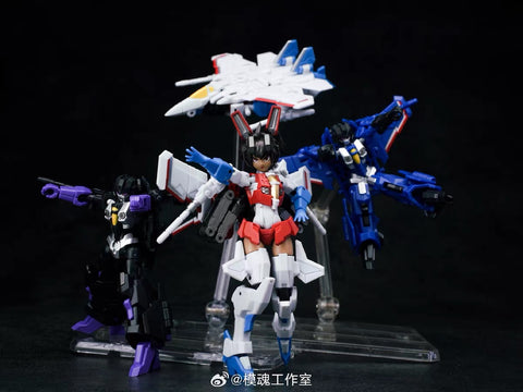 Iron Factory IF G-01 IFG01 Girls 01 Starwing Starscream Animed Figure（Mecha Girl Starscream) Non Transformable