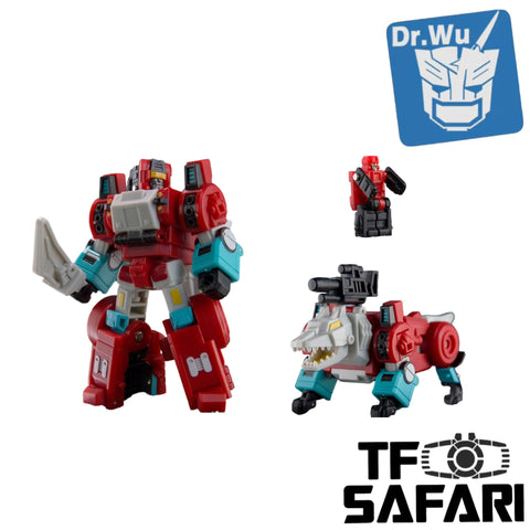 【Pre-Order】Dr.Wu & Mechanic Studio DW-HC01R HC-01R Wolfman (Headmaster Wierdwolf) Red Version 6cm / 2.35"