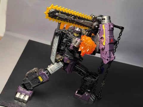 ZX Studio ZX-20 ZX20 Upgrade Kit / Weapon Set (Saw Blade)  for Age of the Primes AoP Megatronus The Fallen Upgrade Kit