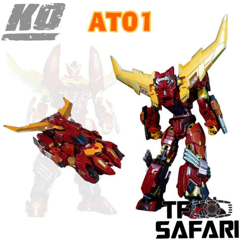 4th Party NB No Brand AT-01 AT01 (KO AMT01 AMT-01 Adamas Machina Rodimus Prime Hot Rod) 23cm / 9"
