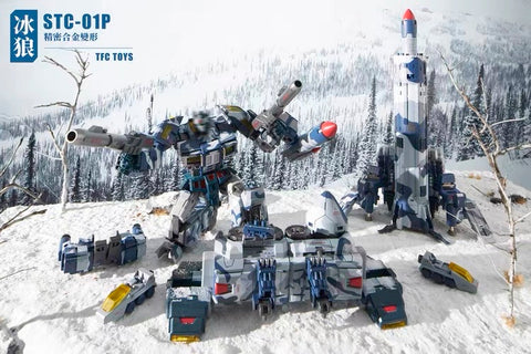 TFC Toys STC-01P  STC01P ST Supreme Tactical Commander Rolling Thunder (Optimus Prime) Winter version 29cm / 11.5"