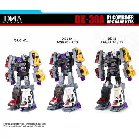 DNA Design DK-38A DK38A  G1 Combiner Upgrade Kits for Legacy Evolution Stunticon Menasor Multipack