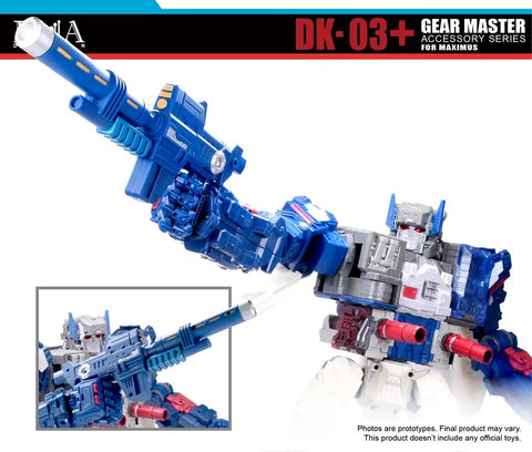 DNA Design DK-03 DK03 Gear Master Rifle for Titans Return Fortress Maximus Upgrade Kits